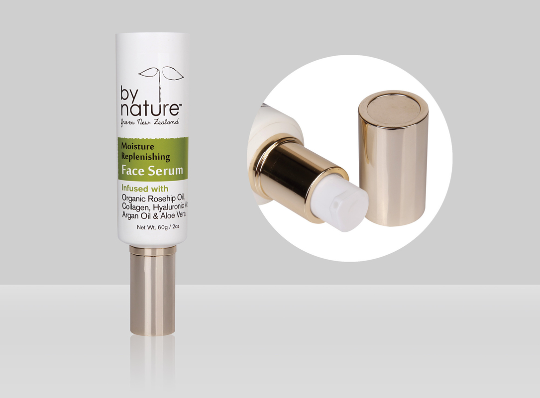 35-110ml D35mm Custom Cosmetic Tubes Lotion Sun Screen Foundation Airless Pump