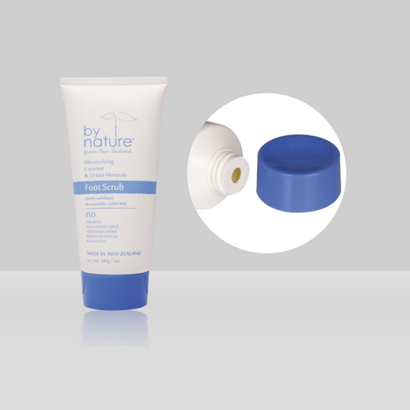 PCR PE Custom Empty Cosmetic Plastic Squeeze Tubes D45mm 140g/5oz Cleansing Tube With Screw Cap