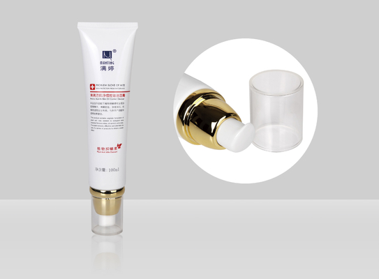 PCR PE Özel Kozmetik Tüpler D35mm 35-110ml Losyon Güneş Ekran Vakfı Havasız Pompa