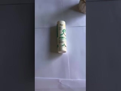 140g/5oz Boş Özel Kozmetik Tüpler D45mm Kapaklı Sıkıştırılmış Plastik Temizleme Tüpü